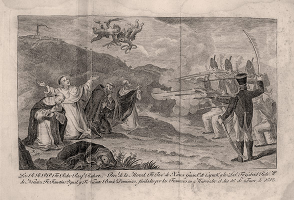 Fusilamiento de los padres franciscanos